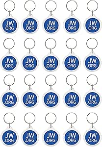 Amazon Com Jw Org No Blood 雙面鑰匙圈適用於耶和華見證人的戒指 入 服裝 鞋子和珠寶