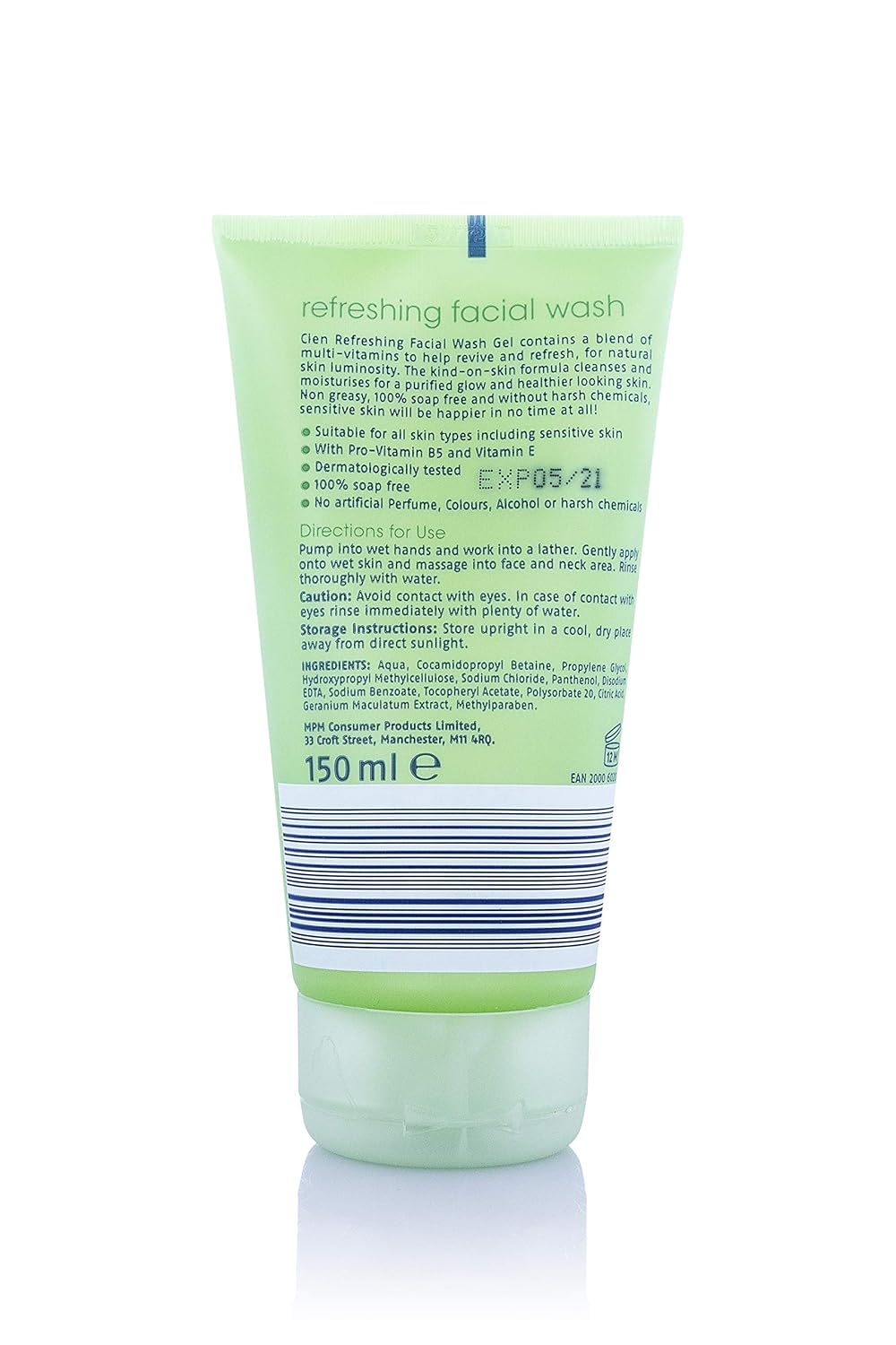cien exfoliating face wash