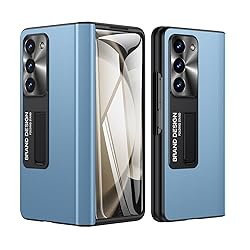 for Samsung Z-Fold-5 Phone Case: Genuine Leather