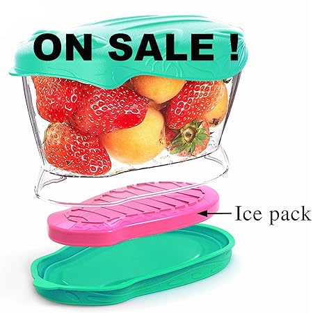 SELEWARE Recipiente para Guardar ensaladas, Fruta Fresca y ...