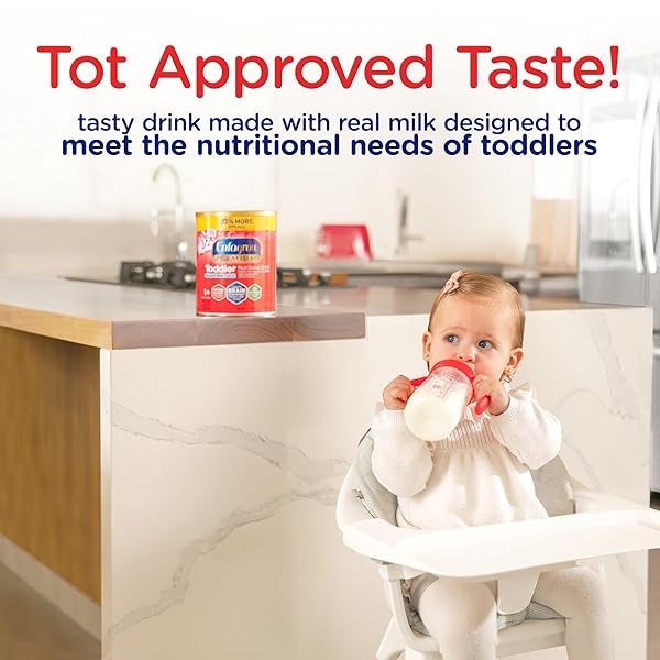 ENFAGROW PREMIUM TODDLER MILK NUTRITIONAL DRINK, ENFAGROW TODDLER DRINK, TRY OUR BRAIN-SUPPORTING TRIO, 32OZ CAN