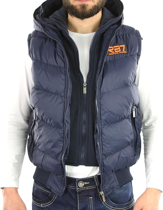 Rivaldi NIDO_MENNAV Man's armless Jacket, Blouse Nido Navy Blue