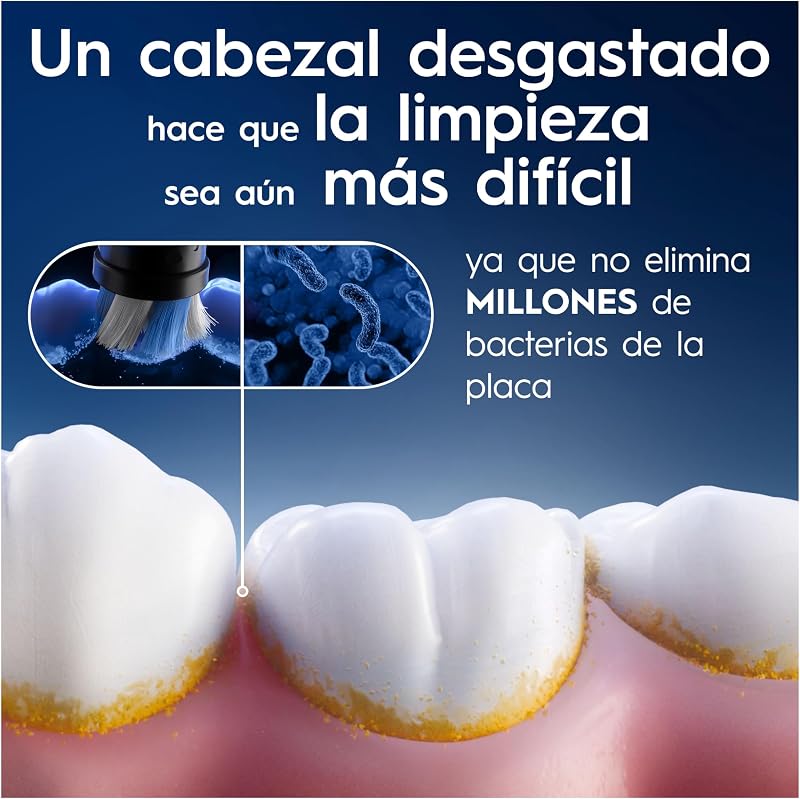 iO Ultimate Clean Cabezales de Recambio Originales, Negro, Pack de 6