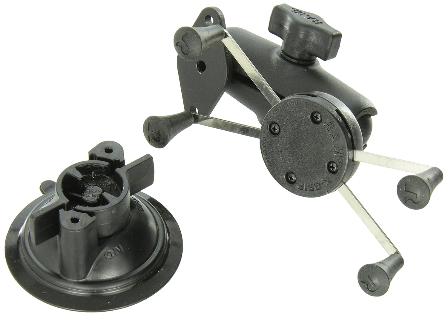 RAM Mounts Twist Lock Suction Cup Mount w/ Universal XGrip Phone