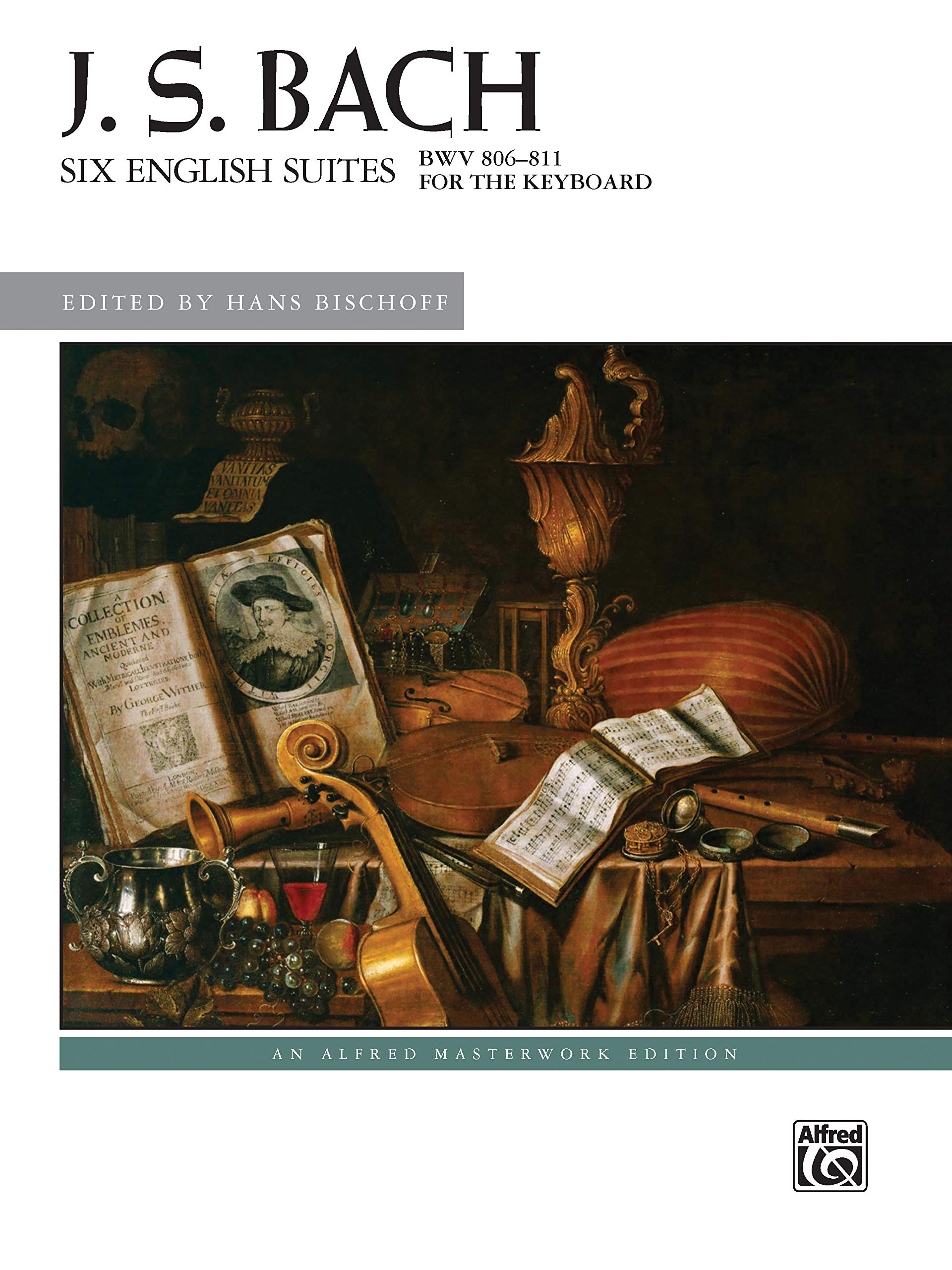 Amazon J S Bach Six English Suites Bwv 806 811 For The Keyboard Alfred Masterwork Library Bach Johann Sebastian Bischoff Hans Piano