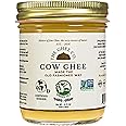 The Ghee Co, Grass fed Ghee, 8 oz, Non GMO,Kosher and Halal, Paleo & Keto friendly, Lactose & Casein Free, Made homestyle, Glass jar
