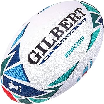 Amazon Rwcラグビーボールレプリカ 5号 19年 ギルバート Gilbert ボール