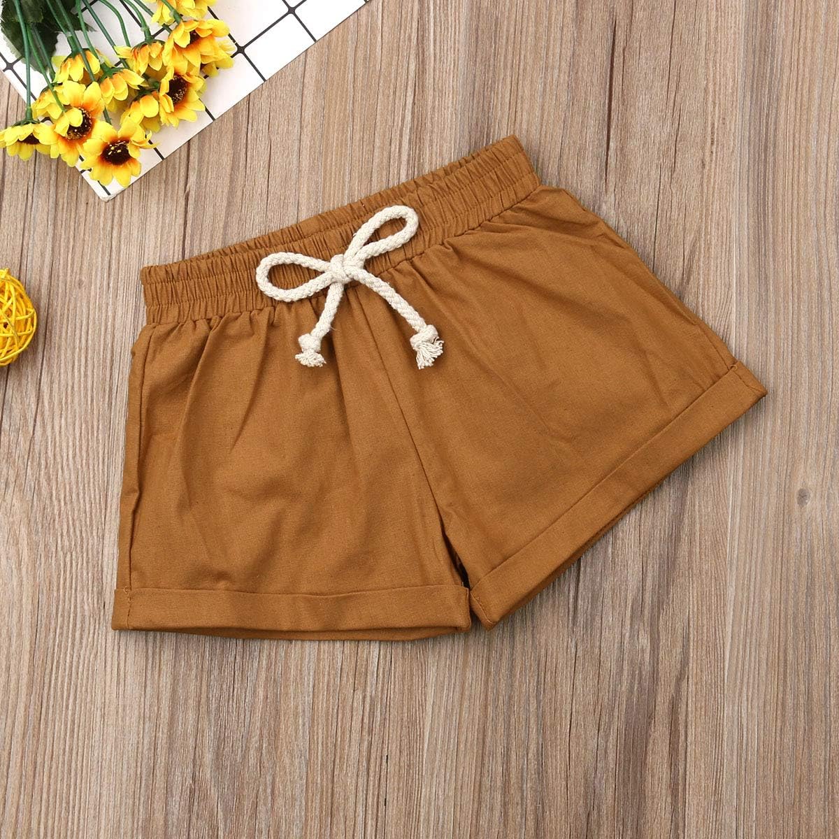 BULINGNA Baby Girl Boy Cotton Drawstring Shorts Harem Pants Joggers Elastic Waist Bottoms Bloomers: Clothing