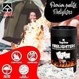 Topline Instant Fire Starter Lighters Multipack 500 Odourless Fire Lighters view 2