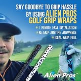 Alien Pros Golf Grip Wrapping Tapes 3-Pack Neon Yellow Tiger view 3
