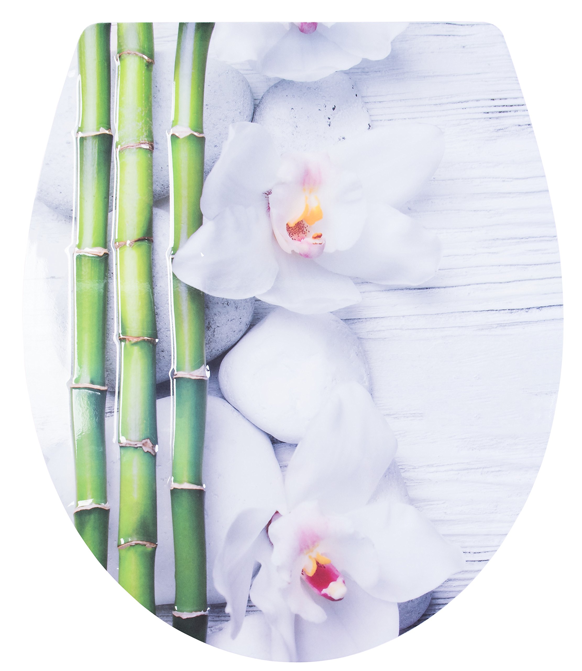 Cornat KSDSC255 Bamboo Toilet Seat Cover