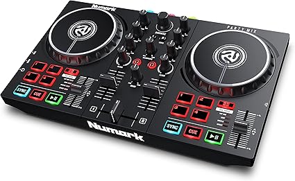 Amazon Numark Djコントローラー Ledライト搭載 初心者向け Serato Dj Lite Djay Pro Ai対応 Ios ストリーミング Dj配信 ポータブル Party Mix Ii 楽器 音響機器 楽器 音響機器