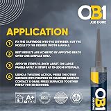 OB1 Grey Multi-Surface Sealant & Adhesive Hybrid Technology 290ml view 3