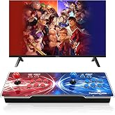 PANDORAGAME 32000 in 1 Arcade Game Console with Dual Joysticks, 1-4 Players | 1280x720P via HDMI/VGA, Search/Save/Hide/Pause/Cheat, 3D retro Games, Plug and Play, Retro Gaming Machine for Family Party