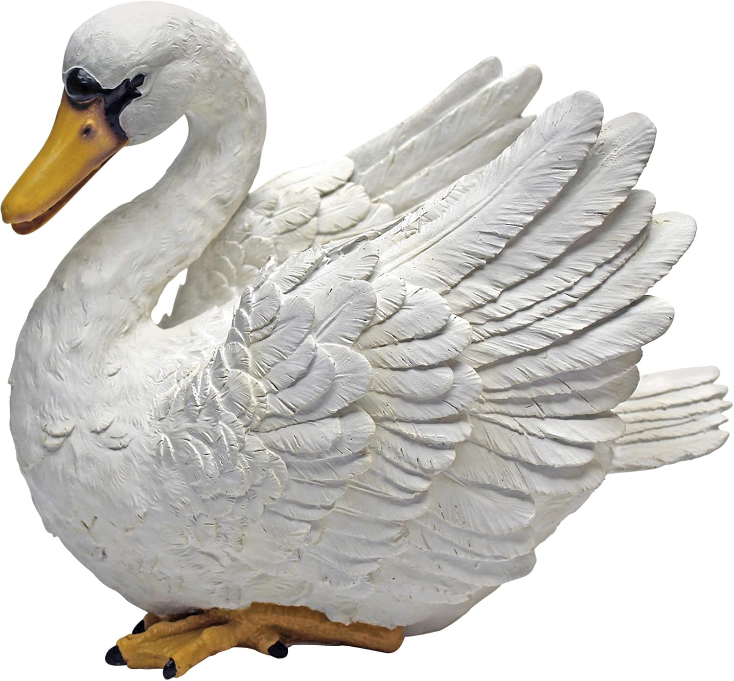 Design Toscano The Swan of the Lake Garden Statue, Multicolored