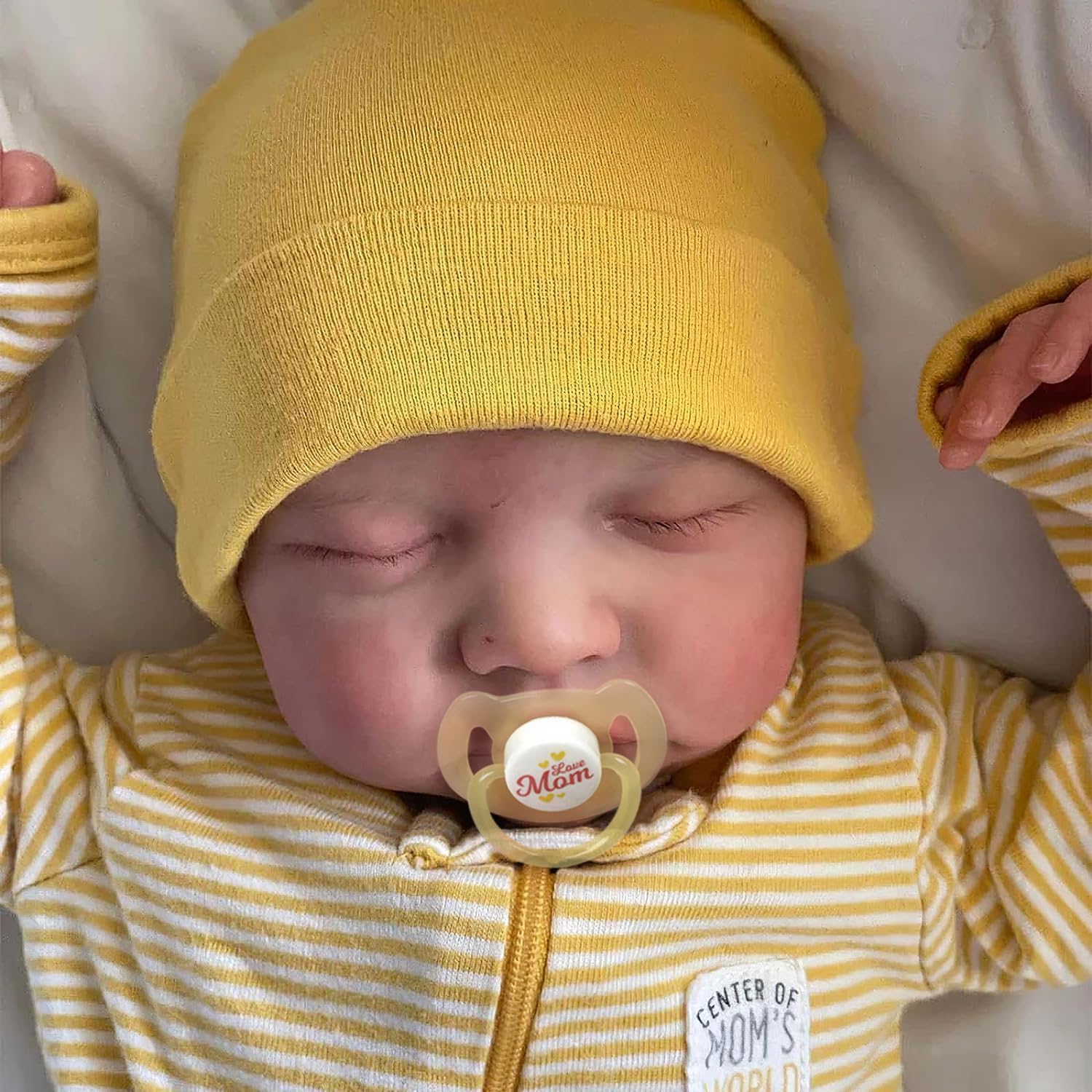 BABESIDE Reborn Baby Dolls Boy - 20-Inch Soft Feeling Realistic Newborn Baby Dolls Full Vinyl Body Real Life Baby Dolls Sleeping Boy with Packaging Box for Kids Age 3+