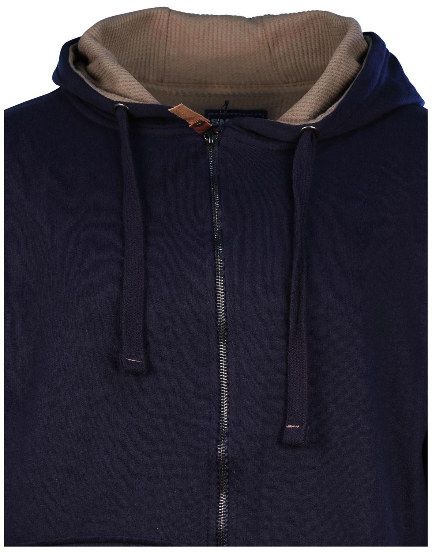 smiths mens basic sherpa lined fleece hoodie