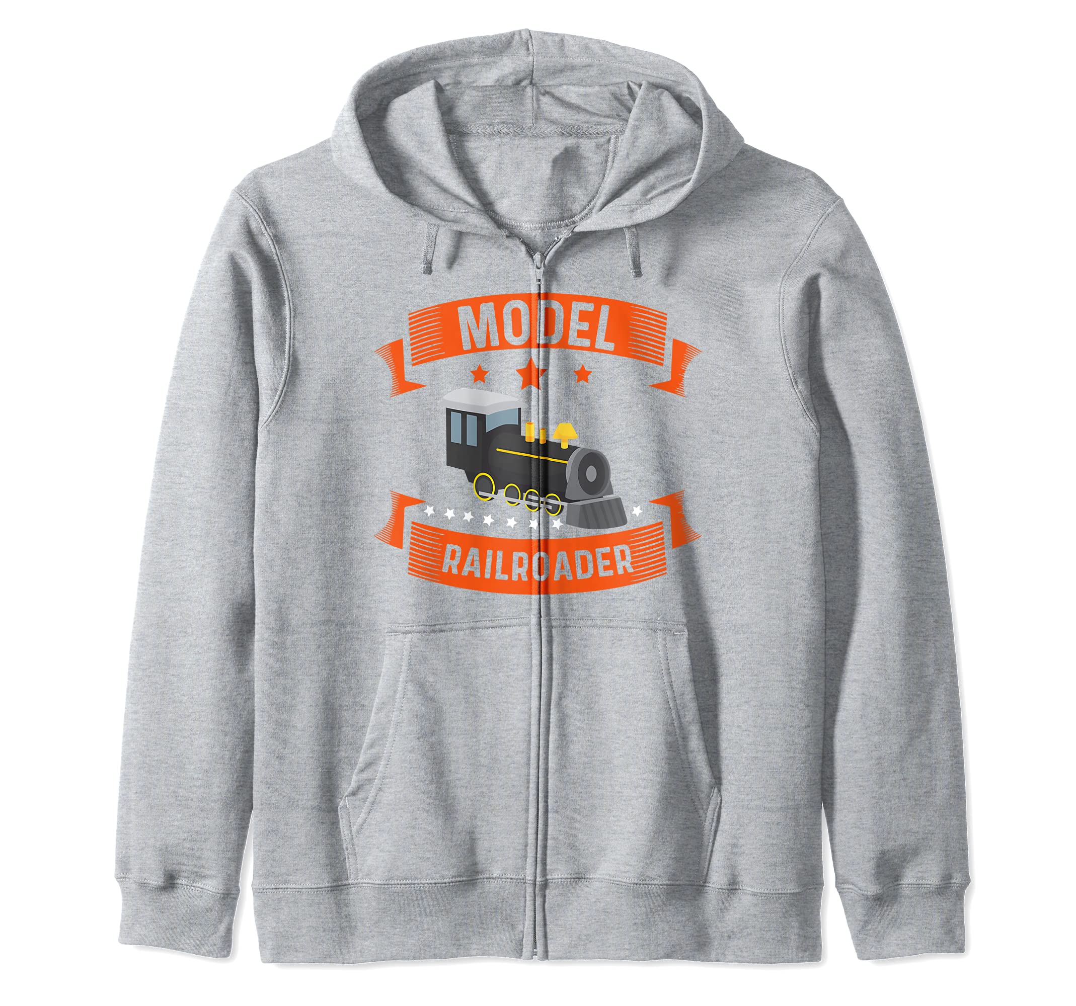 Model Train Collector Train Engine Model Railroad Enthusiast Zip Hoodie
