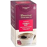 Teeccino Vanilla Nut Herbal Tea - Rich & Roasted Herbal Tea That’s Caffeine Free & Prebiotic for Natural Energy, 25 Tea Bags