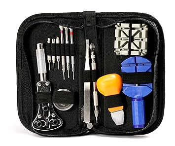 Uhrmacher-Werkzeug-Set, professionell, 30-teilig, inklusive Nylon-Tasche