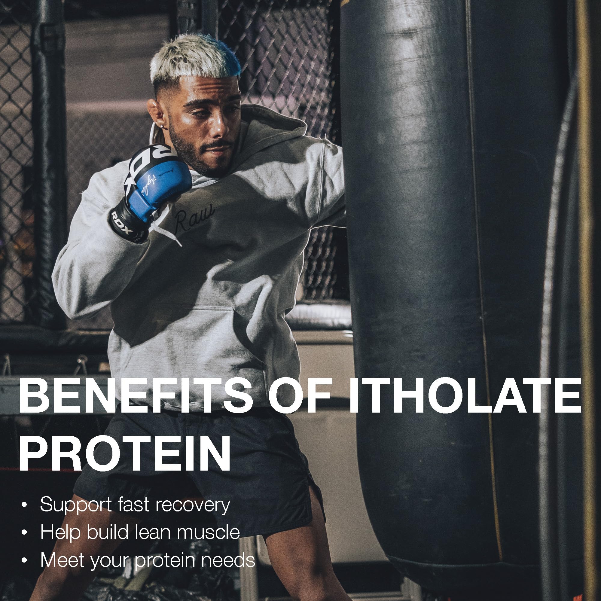 RAW Whey Isolate Protein Powder, Chocolate Peanut Butter (CBUM Itholate) - 100% Grass-Fed Sports Nutrition Powder for Muscle Growth & Recovery - Low-Fat, Low Carb, Naturally Flavored - 25 Servings