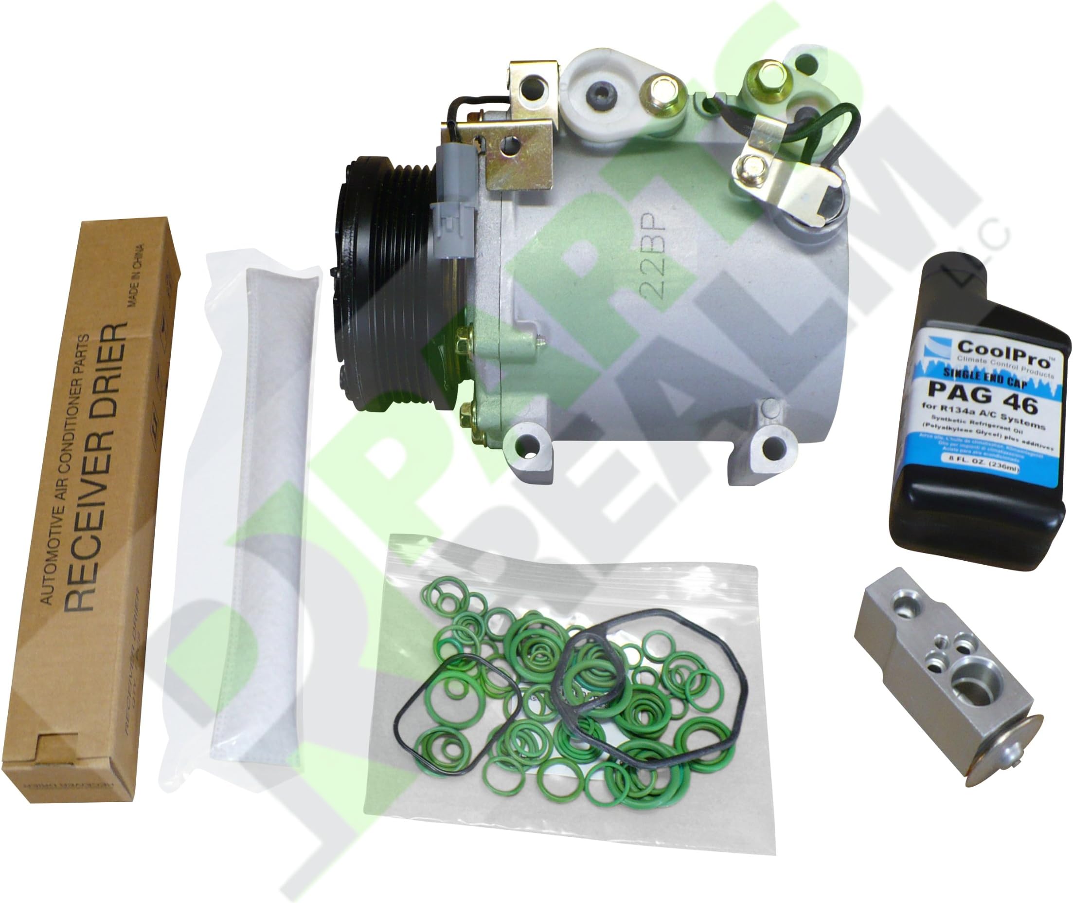 Parts Realm CO-3106AK Complete A/C Compressor Replacement Kit