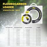 SF 100% Pure Fluorocarbon Leader Material 55yd 6lb Virtually Invisible view 2