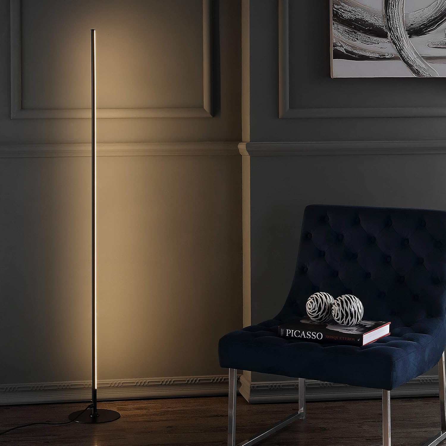 iris 59.5 led integrated floor lamp