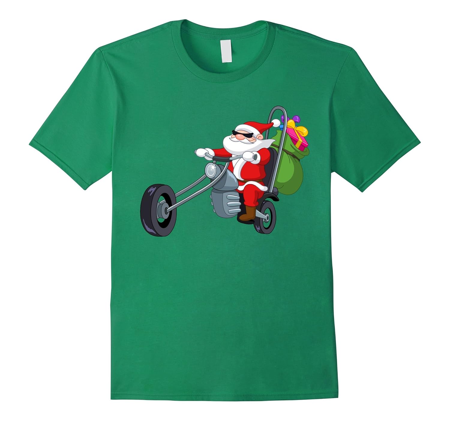 Funy Santa with Motorcycle Tshirt, Christmas Sweater ShirtsArt Artvinatee