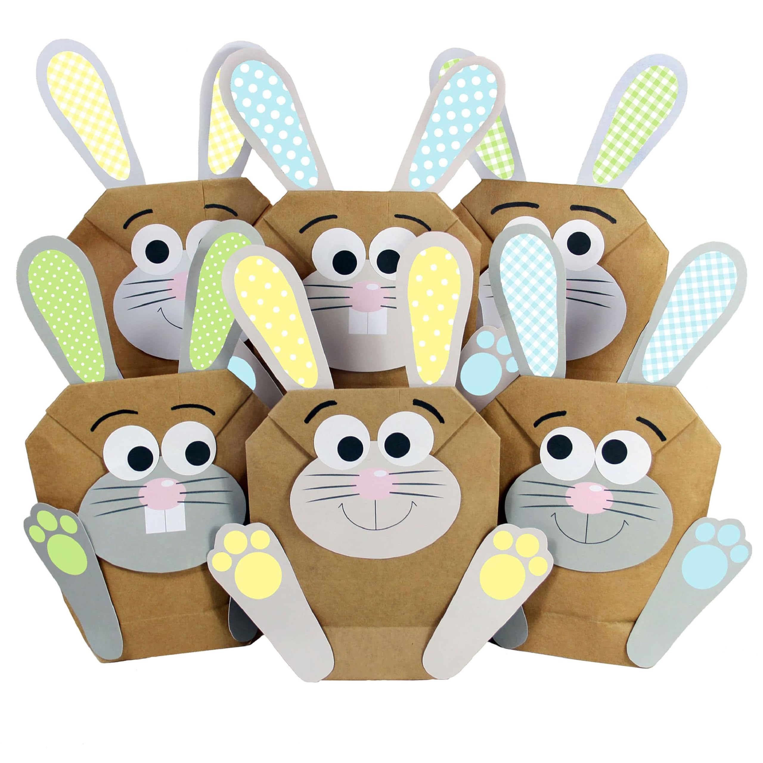 Papierdrachen Easter Bunnies to Make and Fill - Creative Easter Nest - Spring - DIY Craft Kit