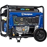 Westinghouse 6500 Watt Dual Fuel Home Backup Portable Generator, Transfer Switch Ready 30A Outlet, RV Ready 30A Outlet, CO Se