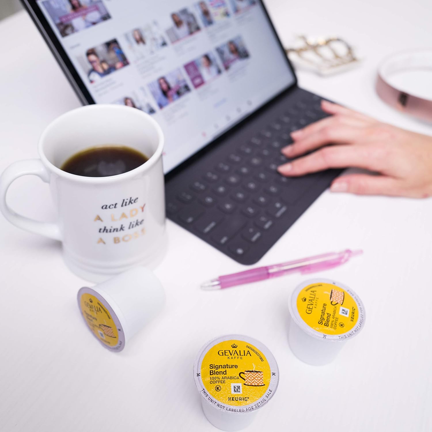 Gevalia Signature Blend Decaf Mild Roast K Cup Coffee Pods 12 Pods Amazon Com Grocery Gourmet Food