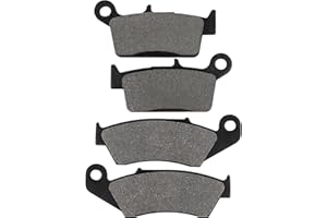 LOCOPOW Front & Rear Brake Pads for Honda XR650L CR125 CR250 XR250 XR650 XR400 Suzuki DRZ400 RM125 Yamaha YZ125 YZ250 WR250 Kawasaki KX250 KX125