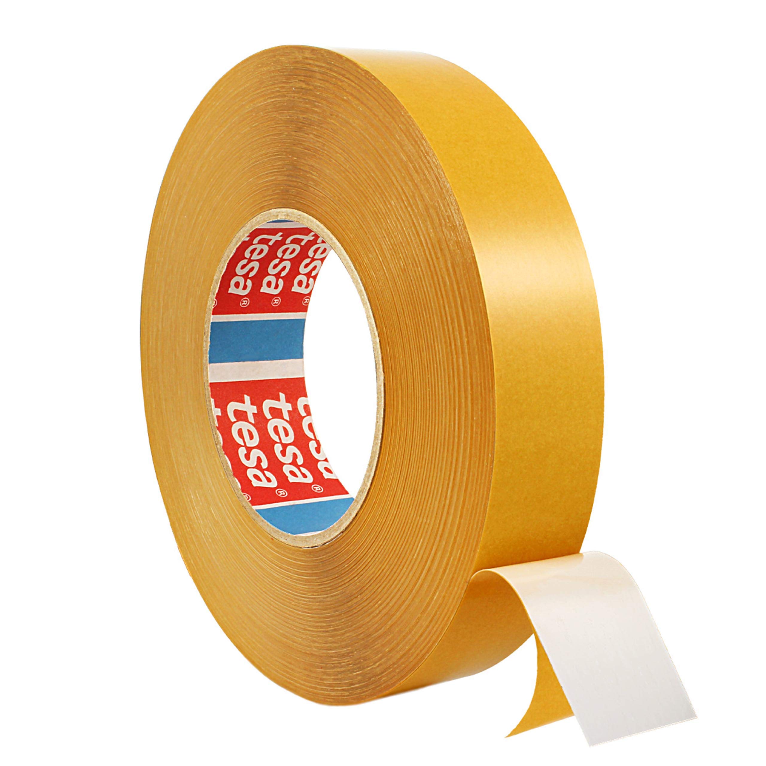 Tesa 4970 | Double Sided PVC Tape | Mounting Tape | Width selectable | 50 m on Roll | Strong Permanent Adhesive | Universal Sticky Tape for Mounting, fitting to fix