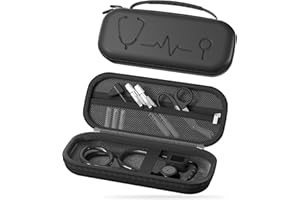 ProCase Stethoscope Case for 3M Littmann Classic III & Cardiology IV, Hard Protective Carrying Case Fits MDF, ADC, Omron Stet