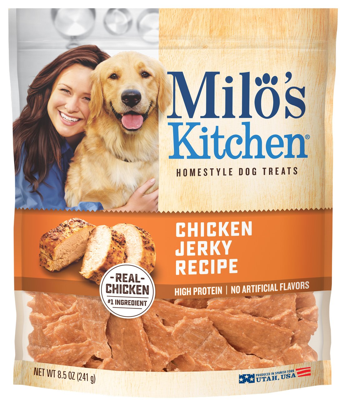 milo's kitchen chicken jerky