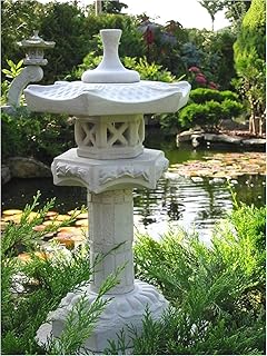 Yukimi auf Säule S japanische Steinlaterne