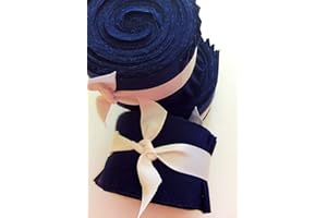 DELYNVAN Grehge 5 inch Navy Solid Jelly Roll 100% Cotton Fabric Quilting Strips