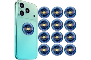 Skymons Cell Phone Protection Neutralizers Stickers for Smart Phones/Tablets/Laptops/Computer/WiFi/Priner/TV Electronic Devices Blocker 12 Pcs Black
