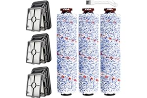 LUXRILIX Replacement Brush Roller and Filters for Bissell CrossWave Vacuum, CrossWave Pet Pro Brush Roll Parts Fit 1785,1785A 17852, 17858, 17859, 1785P, 1785R, 1785T, 1785V, 1785W, 2210V, 2211W, 1785N, 2306