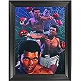 Muhammad Ali Boxing 3D Poster Wall Art Decor Framed Print | 14.5x18.5 | Lenticular Posters & Pictures | Memorabilia Gifts for Guys & Girls Bedroom | The Greatest Who Ever Was Fan Art Sports Picture