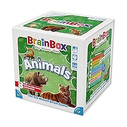 BrainBox Animals Card Game - Memory & Observation