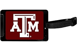 SISKIYOU SPORTS Siskiyou NCAA Texas A&M Aggies Luggage Tag Black, 3.25"