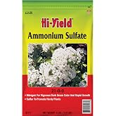 Hi-Yield (32177) Ammonium Sulfate 21-0-0, 4 lbs | Ammonium sulfate 21-0-0 granular - Fast-release nitrogen with sulfur for quick green-up, 4 lbs - Lawn owners