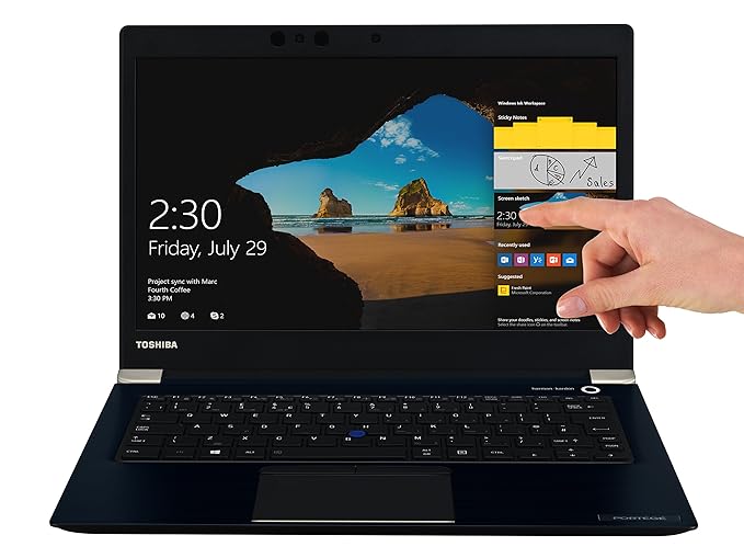 TOSHIBA Portege X30-D-121 Laptop (Intel Core i7-7500U, 33,8cm 13,3Zoll Full-HD entspiegelt, 16GB RAM, 512GB SSD, WLAN, Blueto