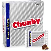 Chunky Giant Milk Chocolate Bar, Raisins &amp; Peanuts, Bulk 12 Ct, 4.2 Oz | Giant milk chocolate candy bars with peanuts and raisins, individually wrapped bulk candy bars for sharing