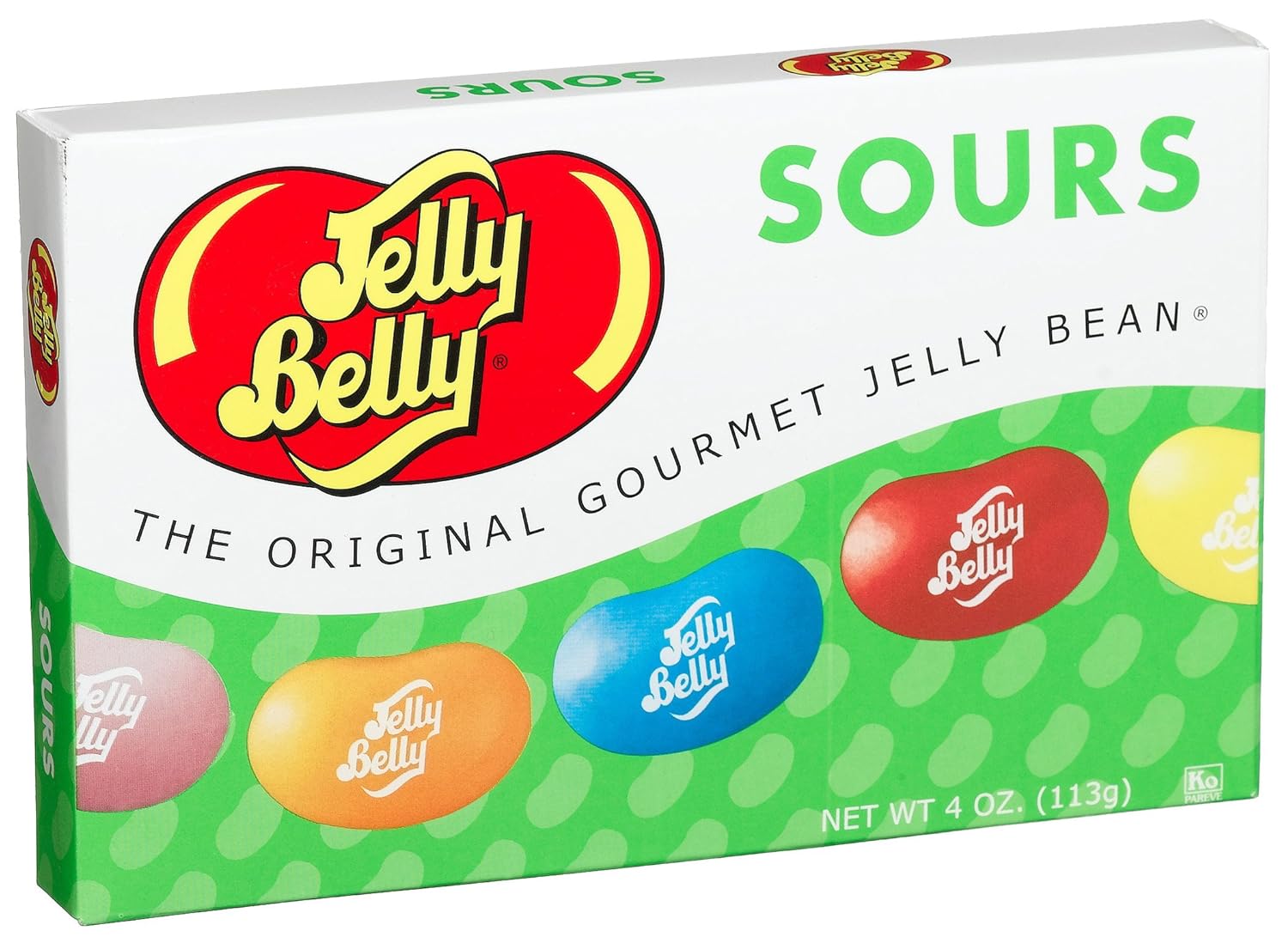 Jelly Belly Sours Jelly Beans, Assorted Flavors, 4Ounce