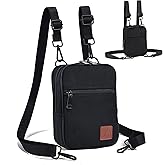 LVYOUME Convertible Crossbody Bag for Men/Women,Adjustable Waist/Shoulder/Backpack with 2/3 Strap,Everyday Essentials Carrier