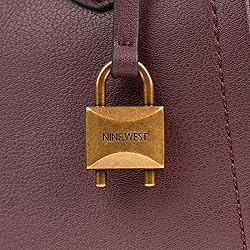 Nine West Camden Satchel, Brown Logo/Merlot