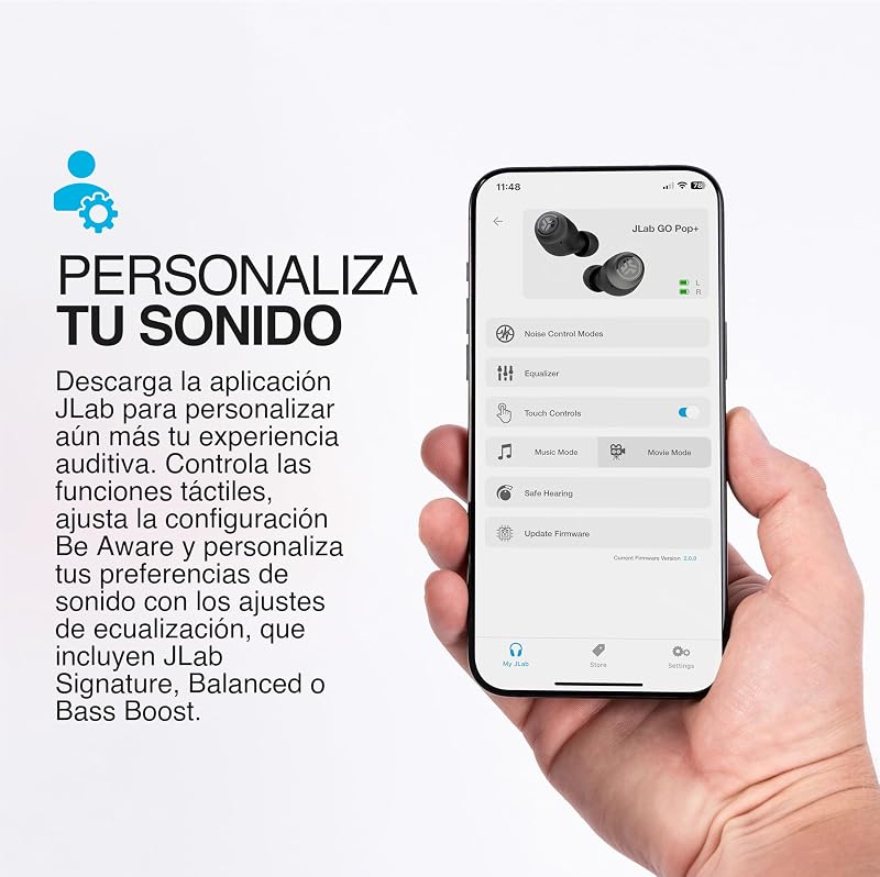 Go Air Pop+ Auriculares Inalámbricos Bluetooth - 35h, Menta